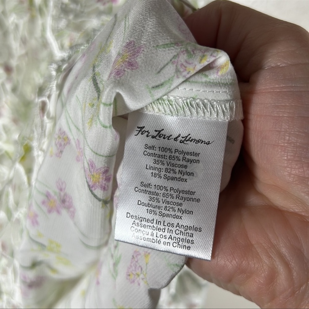 For Love and Lemons Sundae Babydoll Mini Dress - Picture 9 of 11